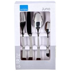 Amefa Bestekset Juno 24 Delig -NL-Keuken Koning c7adc879f53b08cc5274f5d44d20e545